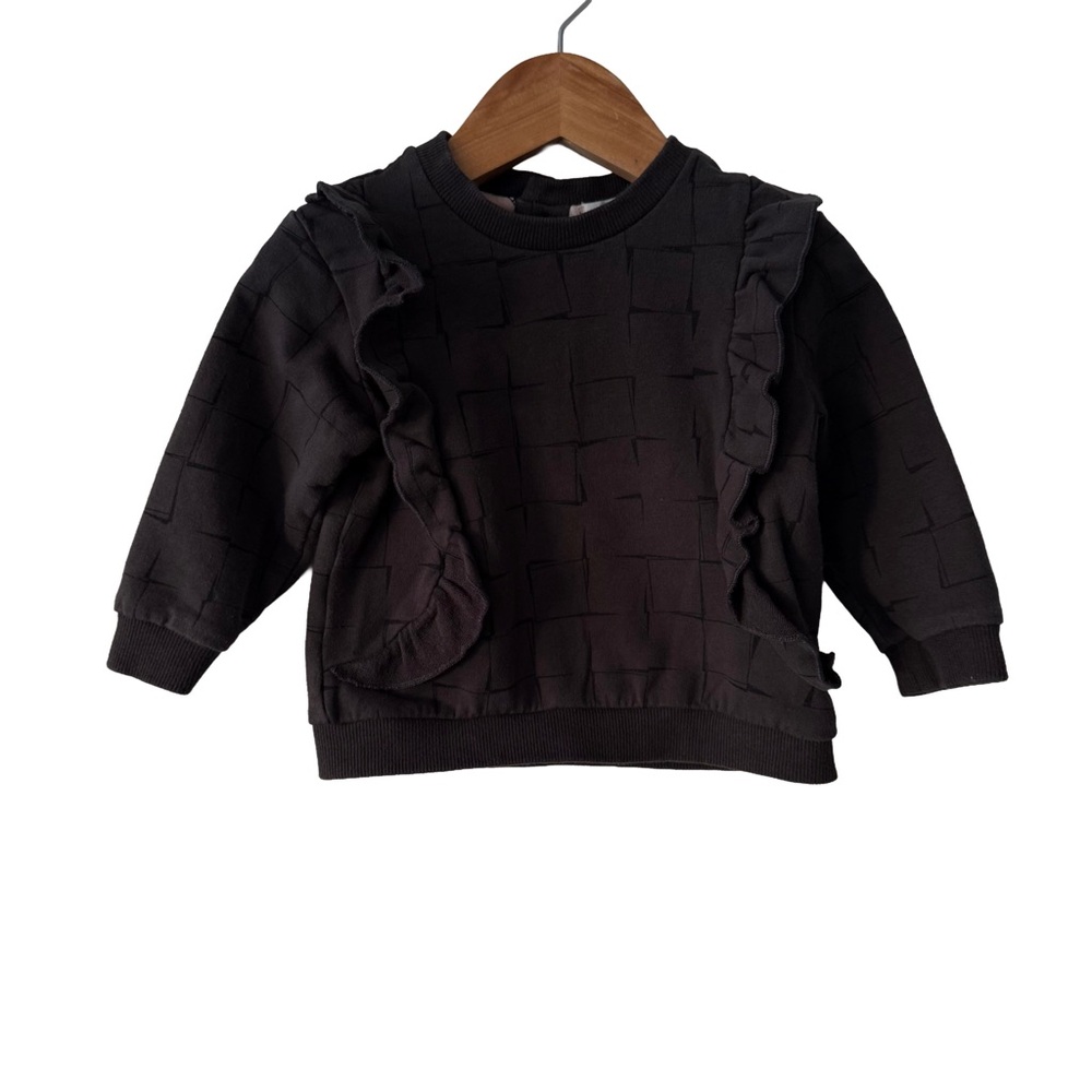 Miles The Label Sweatshirt with Ruffle Detail